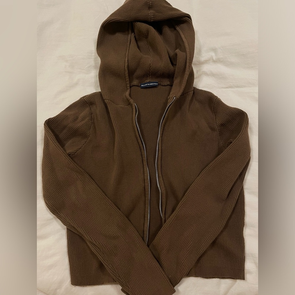 Brandy melville brown Arden hoodie